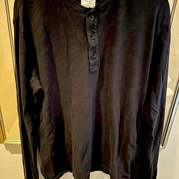 Rag and Bone Men’s cotton three button Henley long sleeves - Picture 1 of 3